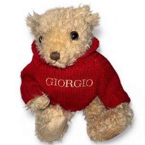 Giorgio Red Sweater Teddy Bear
